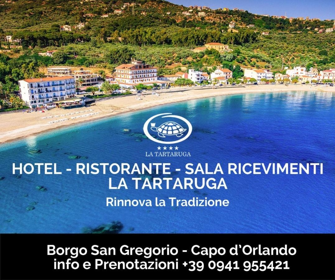 Hotel Ristorante La Tartaruga Capo dʼOrlando Kültér fotó
